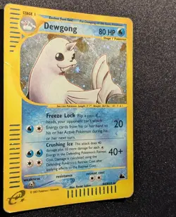 Pokemon SKYRIDGE - #H6/H32 Dewgong - Holo - ENG - Heavily Played - Image 5