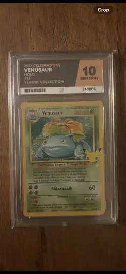 Pokemon Venusaur #15 - Celebrations Classic Collection Holo 2021 ACE GEM Mint 10 - Image 1