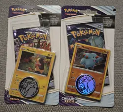 2 x Pokemon Chilling Reign Blister Booster Packs Phanpy Morpeko Promos - Image 1