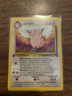 Pokemon Clefable First Edition Jungle 17/64 - Image 1