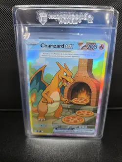 PokeTeamLegends Pokemon Card Holo (FanArtCustomMade) PTL824 Charizard - Image 1