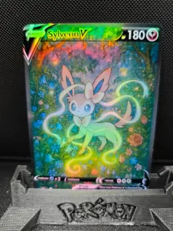 PokeTeamLegends Pokemon Card Holo (FanArtCustomMade) PTL921 Sylveon - Image 1