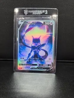 PokeTeamLegends Pokemon Card Holo (FanArtCustomMade) PTL67 Mewtwo - Image 1