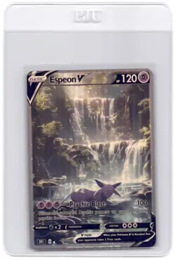 PokeTeamLegends Pokemon Card Holo (FanArtCustomMade) PTL276 Espeon - Image 1