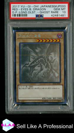 RED-EYES BLCK DRGN. YU-GI-OH! JAP DP18-DUELIST PACK: LGND DLST 2017 JP000 PSA 10 - Image 1