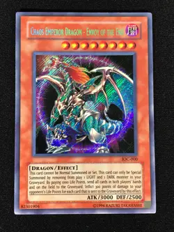 Yugioh Chaos Emperor Dragon Envoy of the End IOC-000 Secret (NM) - Image 1
