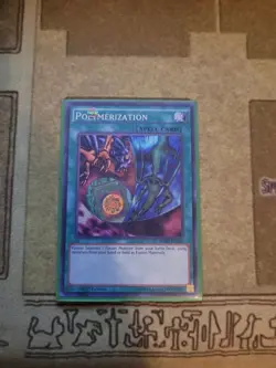 YUGIOH POLYMERIZATION FUEN-EN049 SUPER 1ST EDITION NM ALT ART - Image 1