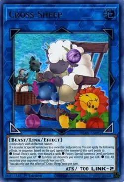 Yugioh! LP Cross-Sheep - BLAR-EN092 - Ultra Rare - 1st Edition Lightly Played, E - Image 1