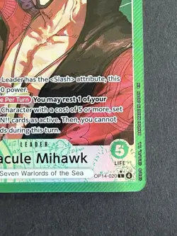 Dracule Mihawk - OP14-020 (Alternate Art) - The Azure Sea's Seven | One Piece - Image 5