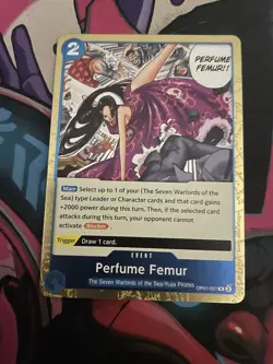 Perfume Femur OP07-057 Rare English 500 Years Future One Piece TCG Card Game - Image 1