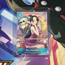 2025 One Piece Carrying On His Will Boa Hancock Alternate Art Rare #OP13-051 - Image 5