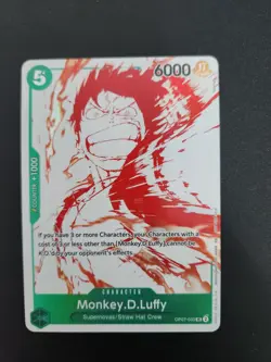 One Piece Card Game Monkey.D.Luffy OP07-033 NM Condition. - Image 1