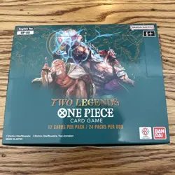 One Piece Card Card ENGLISH OP-08 Two Legends Booster Box UNSEALED ENGLISH - Image 1