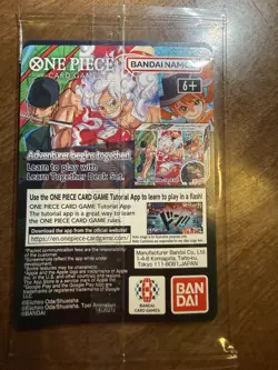 Monkey.D.Luffy One Piece College Basketball US Voyage Promo Card - Holo - Sealed - Image 2