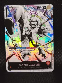 Monkey D Luffy ST21-001 Leader Parallel Starter Deck EX Gear 5 Promo One Piece - Image 1