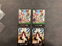4 X OP14 - DON Foil cards The Azure Sea’s Seven - One Piece TCG - English - Image 1
