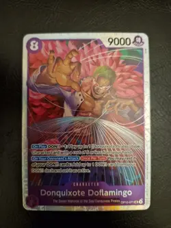One Piece TCG Donquixote Doflamingo OP10-071 Secret Rare Royal Blood English SR - Image 1