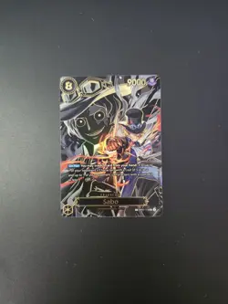 One Piece TCG OP13 Carrying On His Will Sabo OP07-118 SP SEC Secret Rare - Image 1