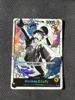 ONE PIECE TCG STARTER ST29-001 MONKEY D LUFFY LEADER ALT ART - ENGLISH - Image 1