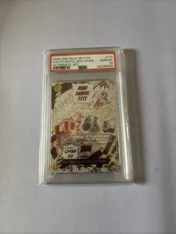 One Piece Gum-gum Fire-fist Pistol Red Hawk Op11-114 Alt Art Event Psa 10 - Image 1