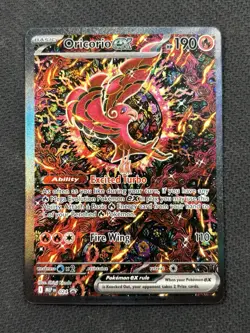 Oricorio ex 024 Mega Charizard UPC Promo Card Mega Evolution Promo Pokemon TCG - Image 1