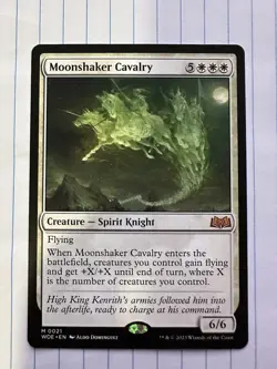 MTG Moonshaker Cavalry Wilds of Eldraine 0021 Regular Mythic - Image 1