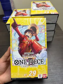 One Piece Card Game: Egghead Starter Deck ST-29 - English Bandai - New/Sealed - Image 1