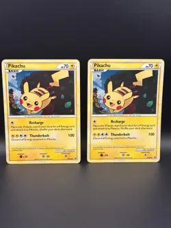 Pikachu HGSS03 Swirl Pokemon TCG: 2010 HGSS Black Star Promo Pokemon TCG LP - MP - Image 1