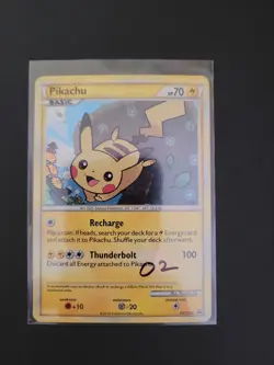 Pikachu HGSS03 Pokemon TCG: 2010 HGSS Black Star Promo NM 02 - Image 3