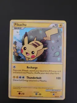 Pikachu HGSS03 Pokemon TCG: 2010 HGSS Black Star Promo NM 03 - Image 1