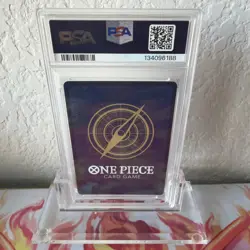 One Piece Gum-Gum Fire-Fist Pistol Red Hawk Op11-114 Alt Art PSA 10 English - Image 2