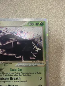 Pokemon TCG Muk EX 96/97 Dragon Holo Ultra Rare LP - Image 3