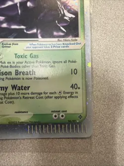 Pokemon TCG Muk EX 96/97 Dragon Holo Ultra Rare LP - Image 4