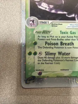 Pokemon TCG Muk EX 96/97 Dragon Holo Ultra Rare LP - Image 5