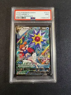 PSA 10 Starmie V Astral Radiance Pokemon Card Trainer Gallery TG13/TG30 2022 - Image 1