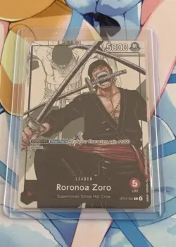Roronoa Zoro - OP01-001 Alternate Art One Piece Promo Card Alt Foil English NM - Image 3