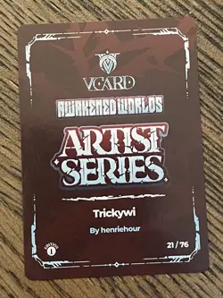 gamersupps v card awakened worlds Trickywi Box Topper 21/76 - Image 2