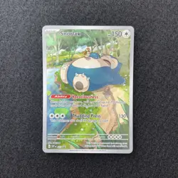Pokemon TCG Snorlax Promo Holo Card 151 Scarlet and Violet 051 - Image 1
