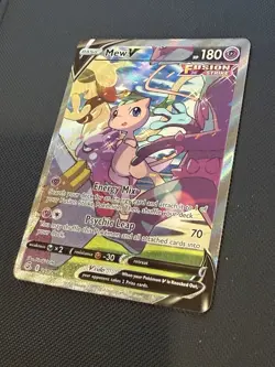 Pokemon Mew v Holo Alternative Art Ultra Rare Fusion Strike Card 251/264 NM Cond - Image 2