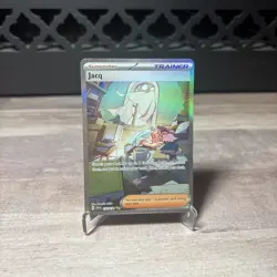 Pokemon Jacq Scarlet & Violet Base Set Holo Card 250/198 Special Illustration - Image 1