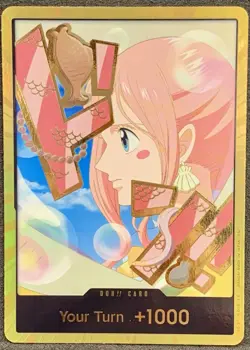 DON!! Card [Shirahoshi Gold] One Piece ENG Premium Booster 2 - Image 1