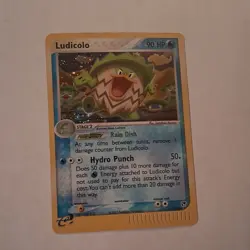 Pokemon Ludicolo EX Sandstorm 7/100 Holo Rare 90HP English 2003 TCG Card - Image 1