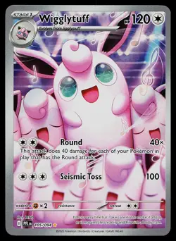 Pokemon Card - Wigglytuff Phantasmal Flames 105/094 Holo Illustration Rare - Image 1