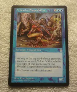 1X VOLRATH'S SHAPESHIFTER Stronghold LP+ mtg Magic Gathering Card Reserved List - Image 1
