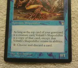 1X VOLRATH'S SHAPESHIFTER Stronghold LP+ mtg Magic Gathering Card Reserved List - Image 2