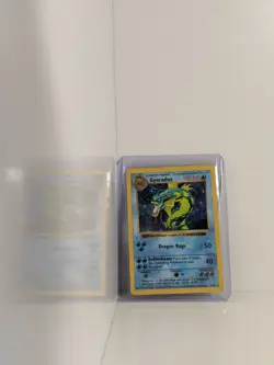 Pokemon - Gyarados 6/102 Base Set Shadowless Holo - Rare Card - Played - Image 2