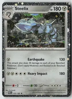Steelix - (Cosmos Holo) 125/182 - Miscellaneous Cards & Products Holo - PTCG - Image 1