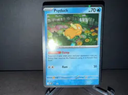 Psyduck 007 2025 Pokemon Mega Evolution Black Star Promo Cosmos Holo Card NM+ - Image 1