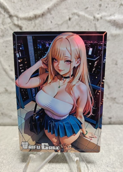 Marin Kitagawa Trading Card Waifu Goddess Story Anime Girl holo Karte Manga Full - Image 1