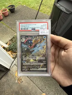 Pokemon Greninja EX 132 PSA 10 Shrouded Fable Promo Holo Card - Image 1